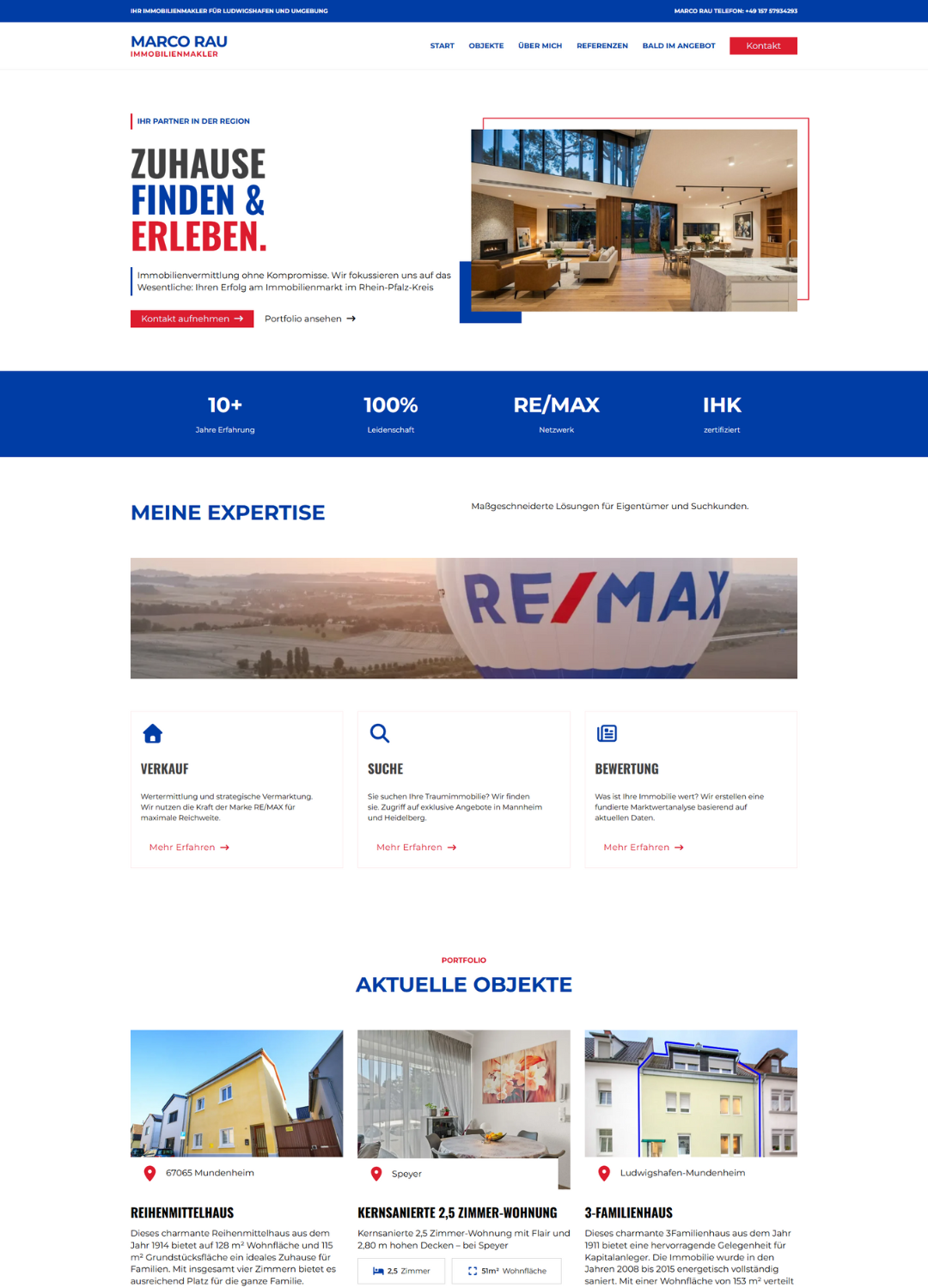 Website Preview Marco Rau